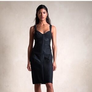 Banana Republic size 2 Black Ceci Bustier Dress NWT.
